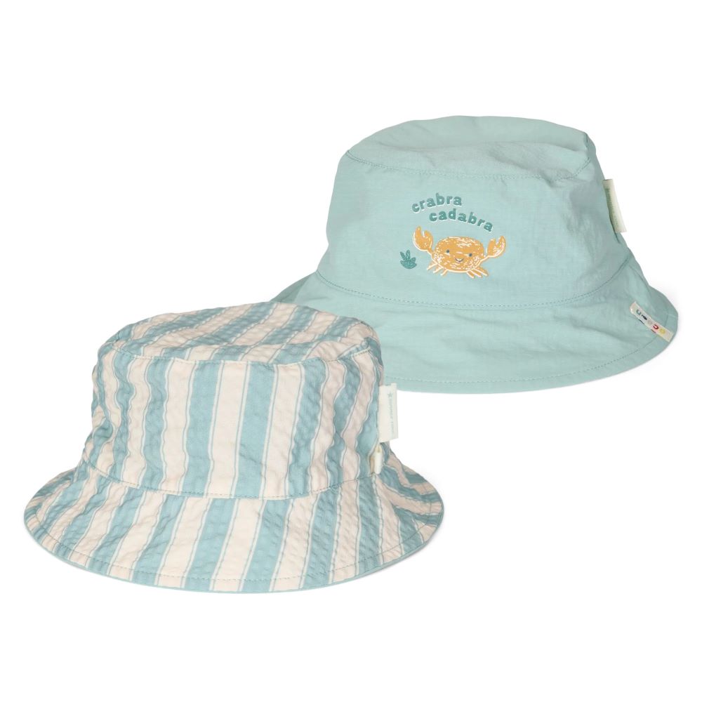 Chapéu de Sol Reversível Ocean Surf Stripes - Little Dutch