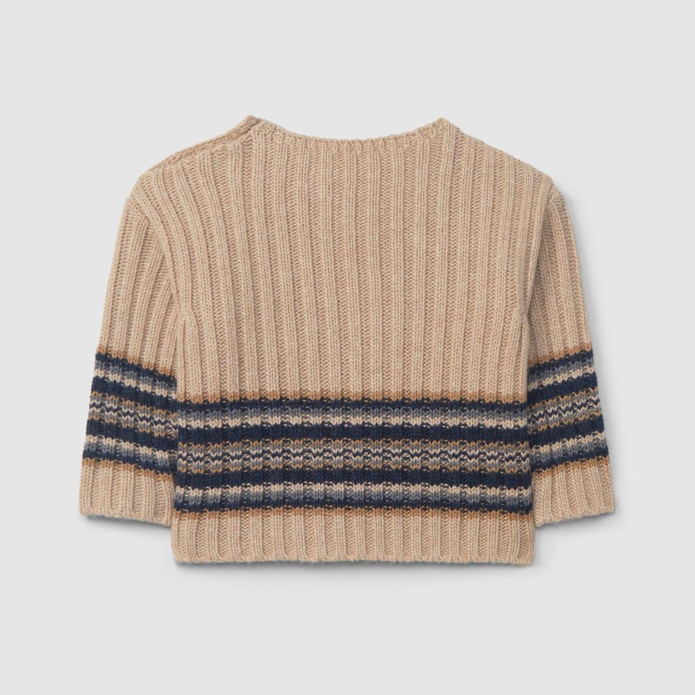 Camisola tricotada com barra de riscas - Snug