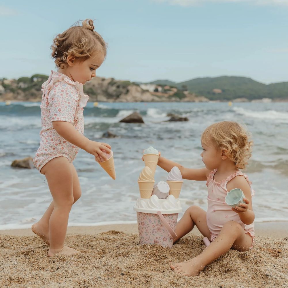 Conjunto de Praia Balde Gelados Dreamy Mermaid Rosa - Little Dutch