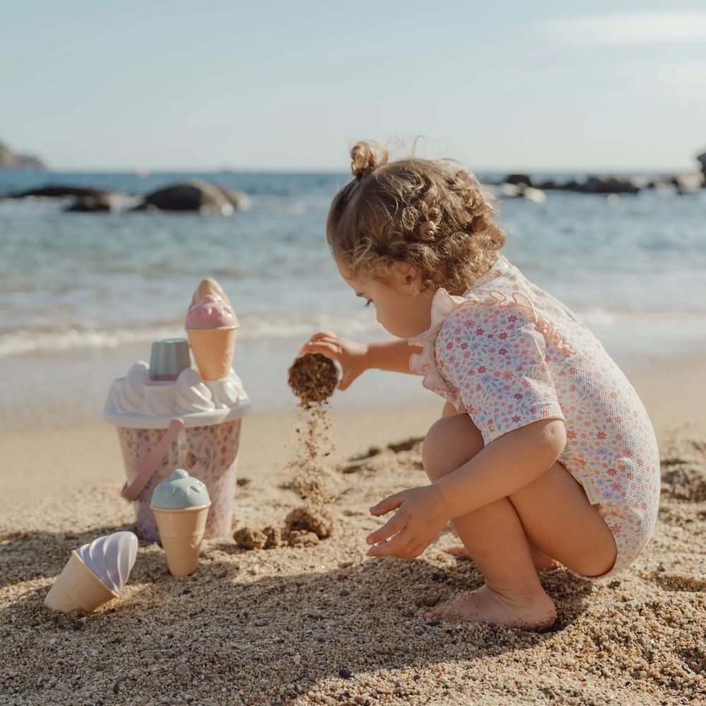 Conjunto de Praia Balde Gelados Dreamy Mermaid Rosa - Little Dutch