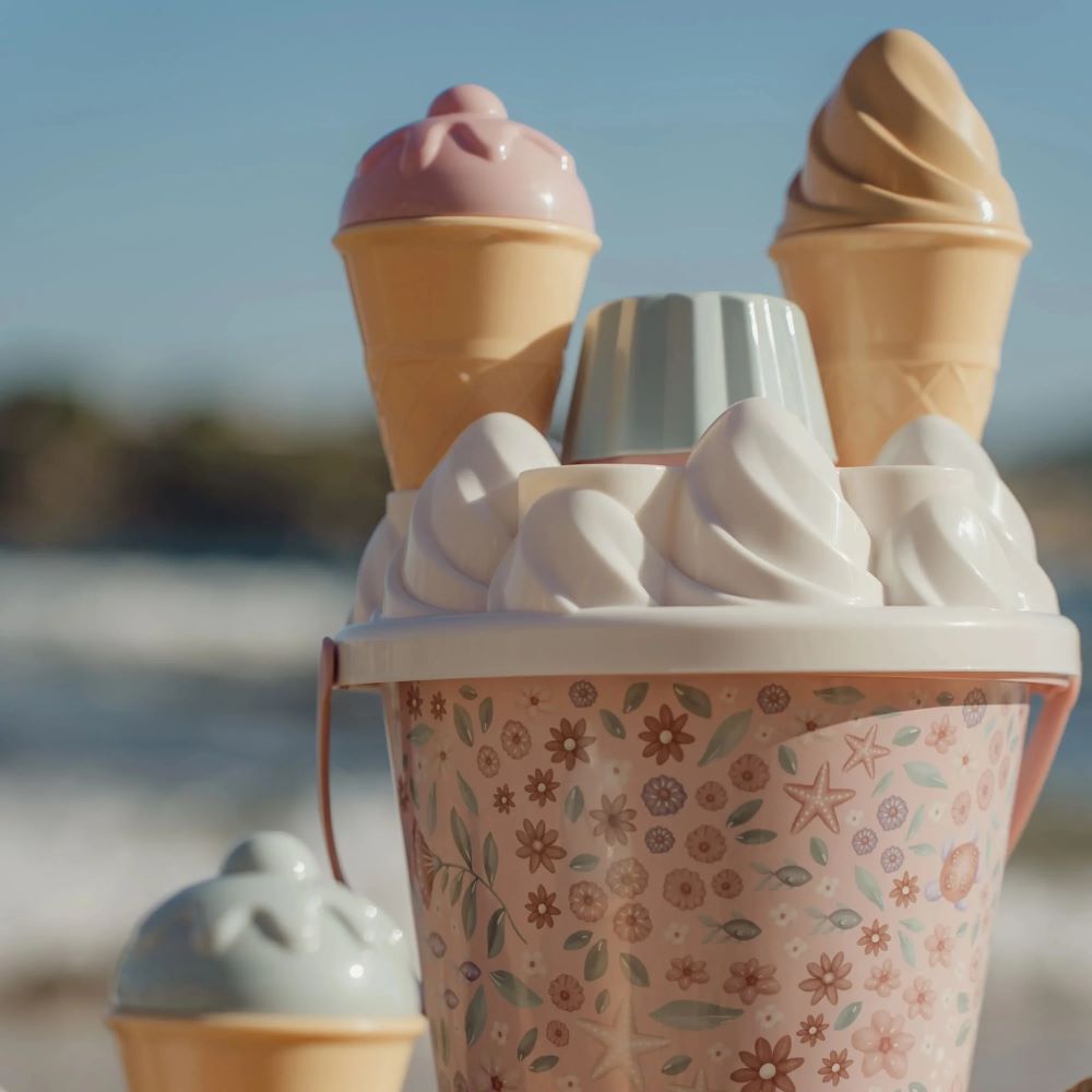 Conjunto de Praia Balde Gelados Dreamy Mermaid Rosa - Little Dutch