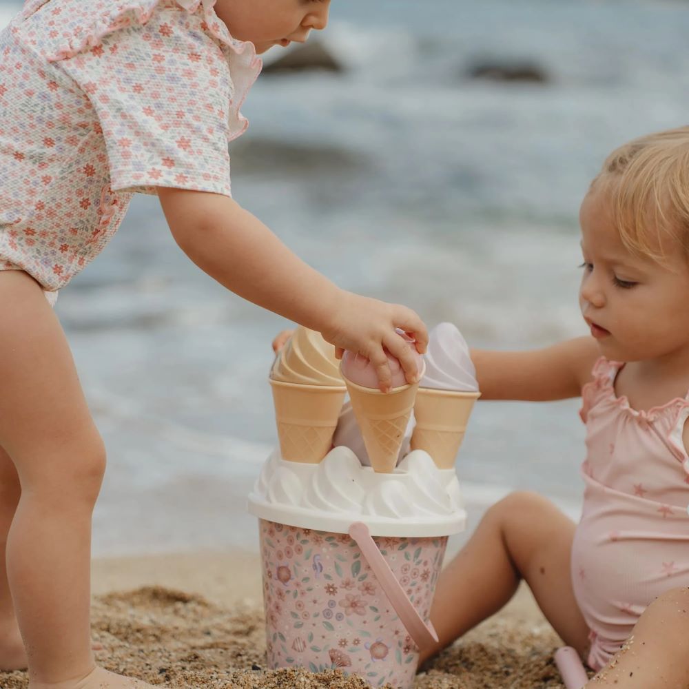 Conjunto de Praia Balde Gelados Dreamy Mermaid Rosa - Little Dutch