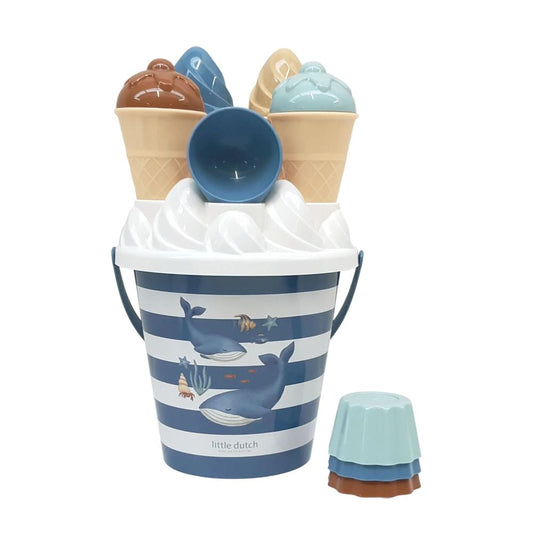 Conjunto de Praia Balde Gelados Ocean World Azul - Little Dutch