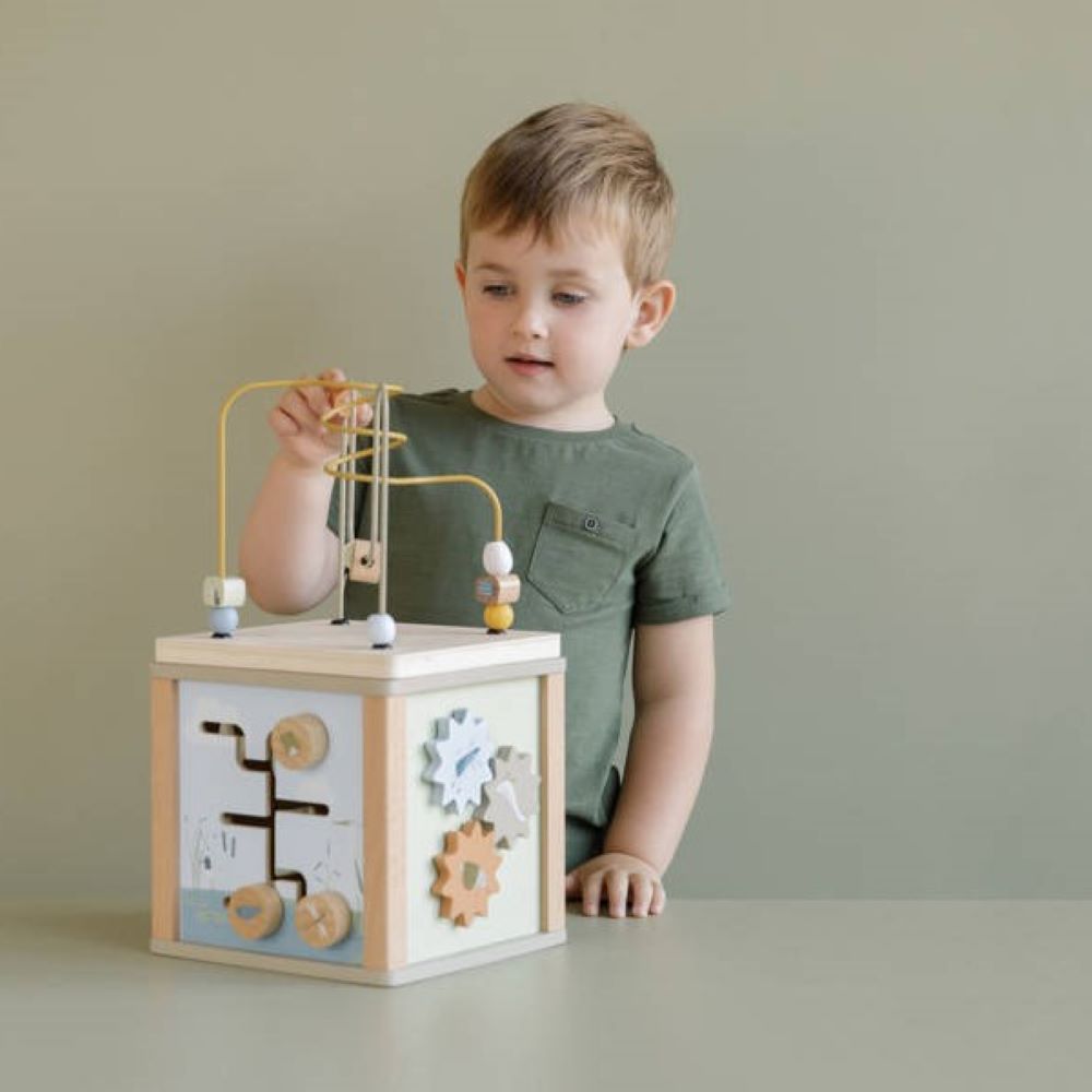 Cube d'activités en bois Little Goose - Little Dutch