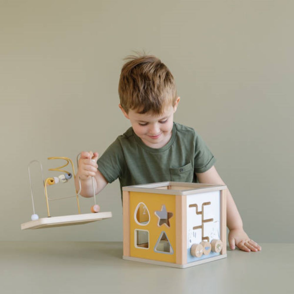 Cube d'activités en bois Little Goose - Little Dutch