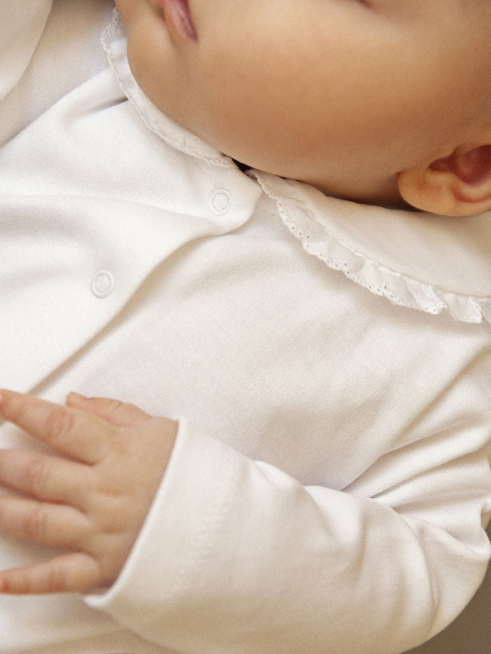 Babygrow gola com renda - Laranjinha