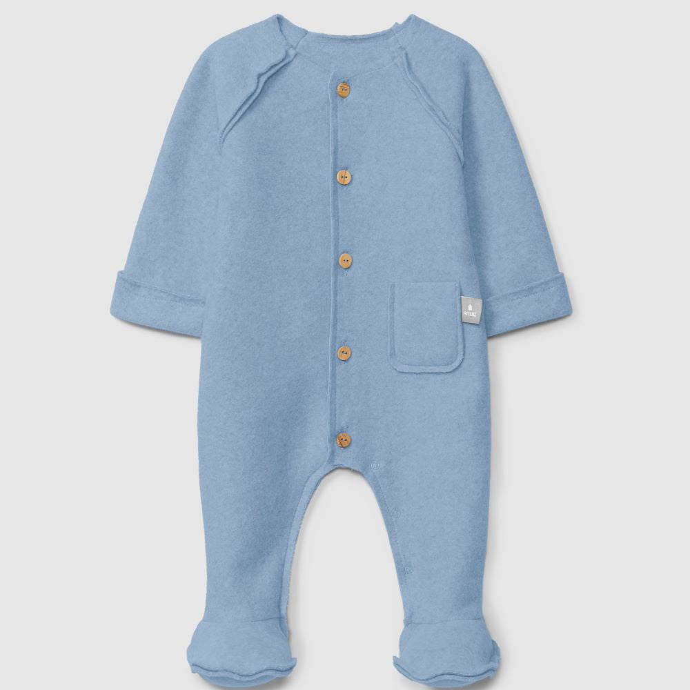 Fatinho em malha polar de algodão orgânico azul - Snug