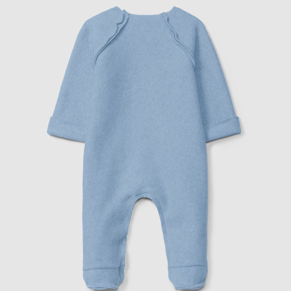 Fatinho em malha polar de algodão orgânico azul - Snug