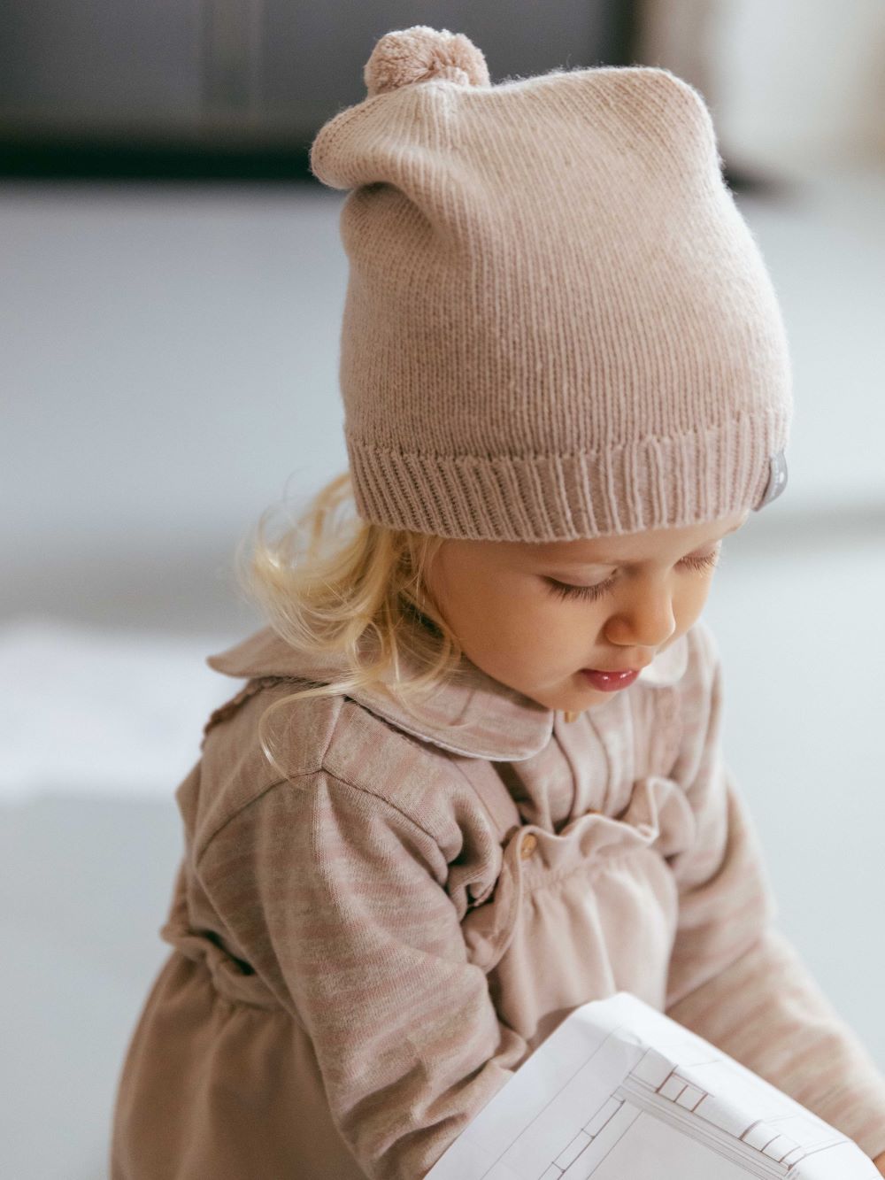 Gorro tricotado com pom-pom - Snug