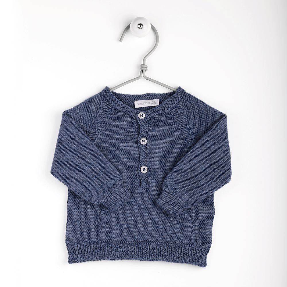 Pull en laine tricotée - Wedoble