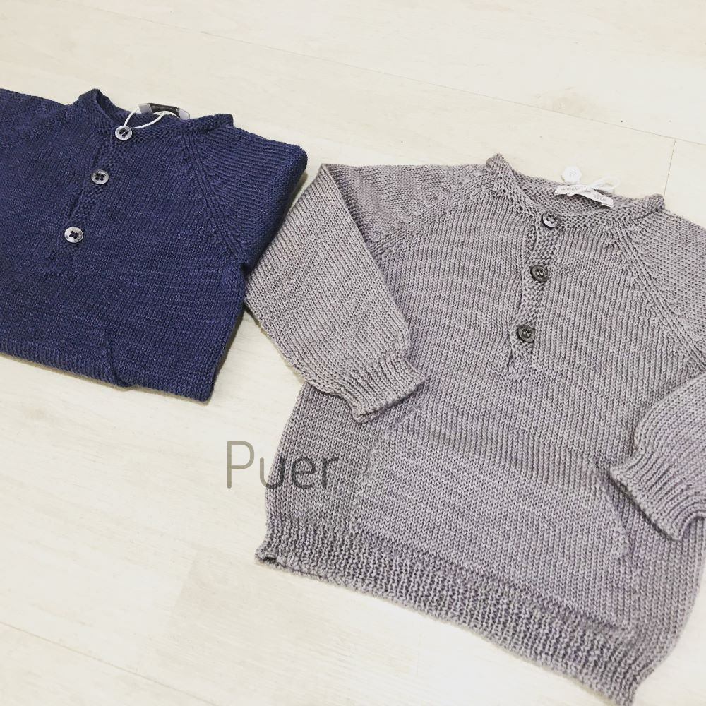 Pull en laine tricotée - Wedoble