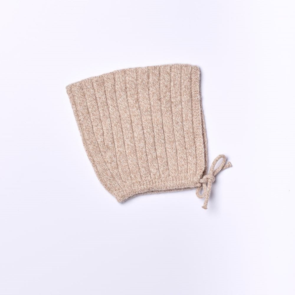 Touca tricotada em lã merino | LITTLE TEDDY BEAR - Wedoble