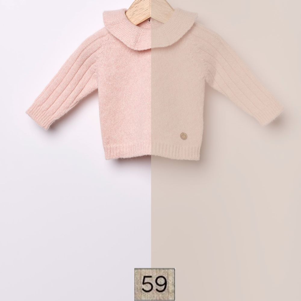 Camisola tricotada em lã merino | BUNNY AND FRIENDS - Wedoble