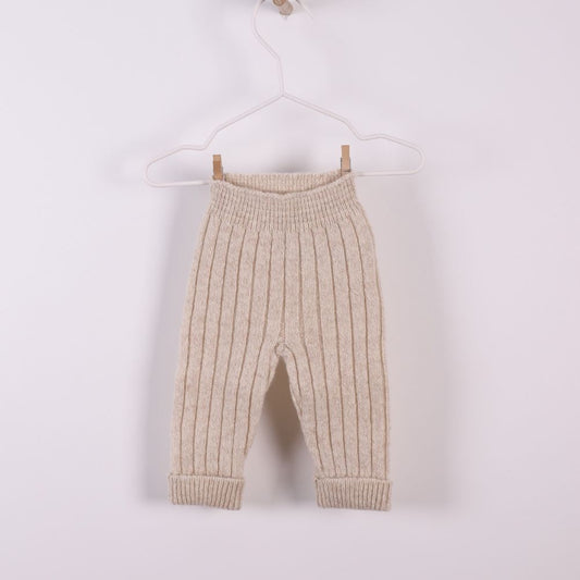 Calças tricotadas em lã merino | BUNNY AND FRIENDS - Wedoble