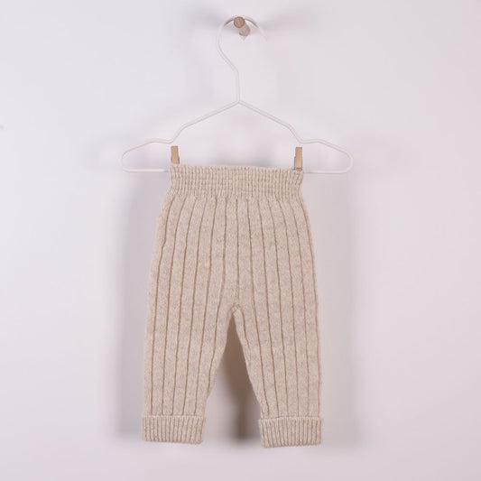 Calças tricotadas em lã merino | BUNNY AND FRIENDS - Wedoble