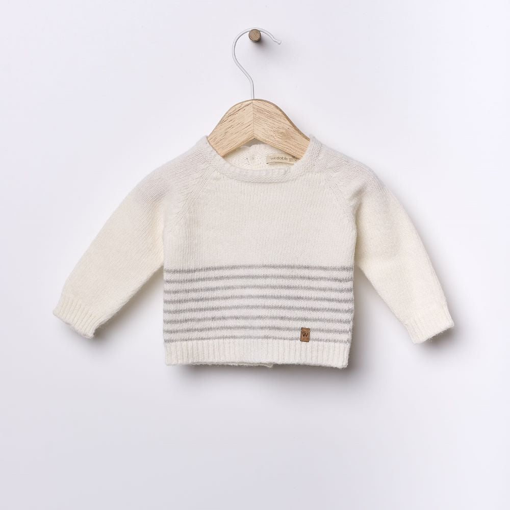 Conjunto Camisola e Calça tricotada em lã merino | SNOWFLAKE