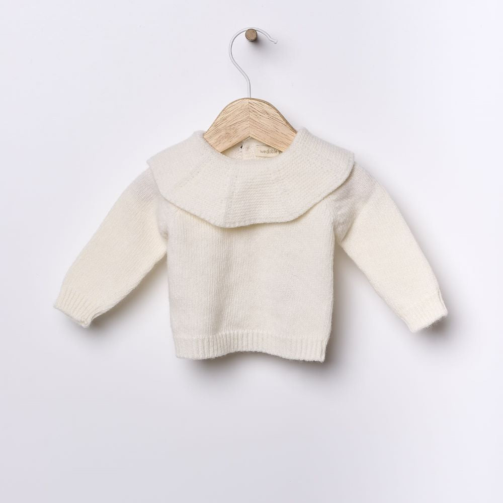 Camisola tricotada em lã merino | SNOWFLAKE - Wedoble