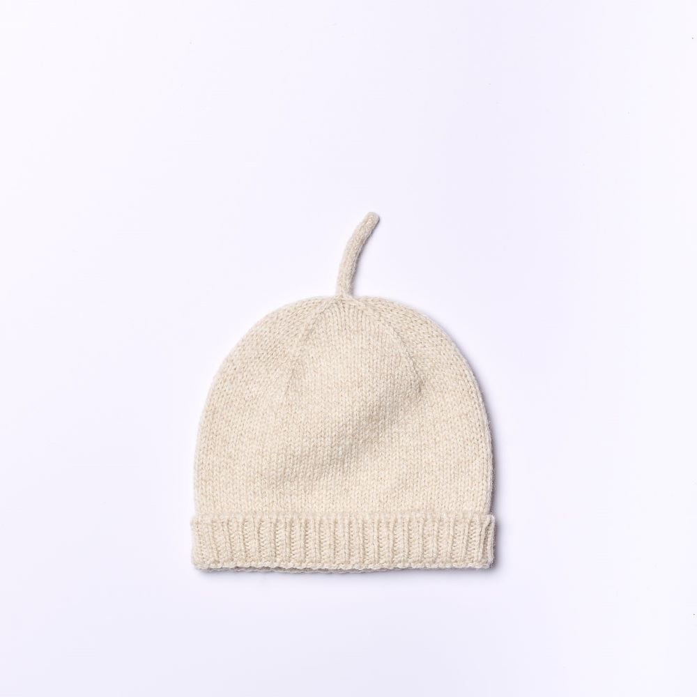 Gorro tricotado em lã merino | SNOWFLAKE - Wedoble