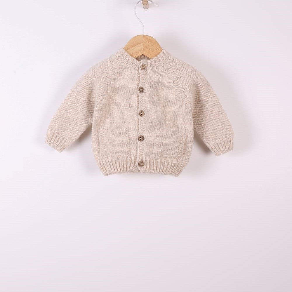 Casaco tricotado em lã merino | SNOWFLAKE - Wedoble