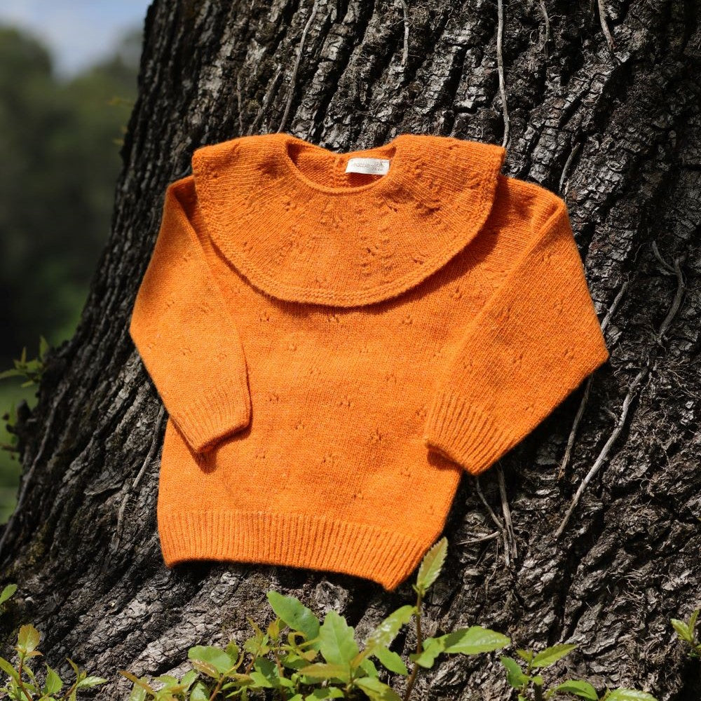 Camisola tricotada em lã merino | HAPPY GIRL - Wedoble