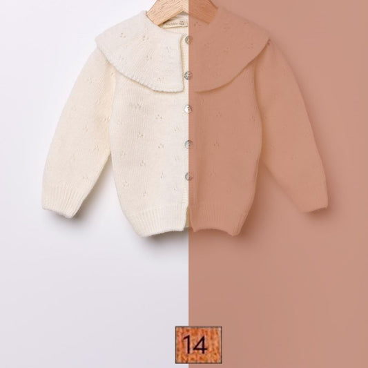 Casaco tricotado em lã merino | HAPPY GIRL - Wedoble
