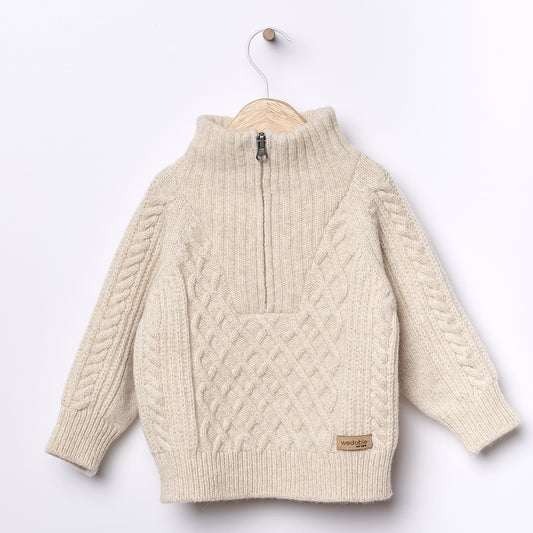 Camisola tricotada em lã merino | WEDOBLE PLAY - Wedoble