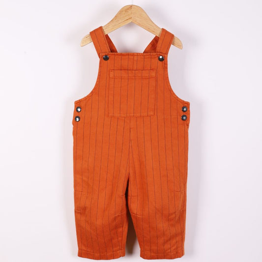 Jardineiras de sarja às riscas | WEDOBLE PLAY - Wedoble