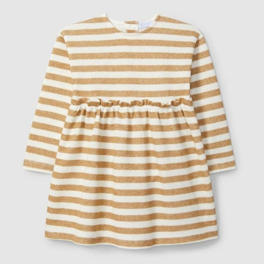 Vestido de riscas - Laranjinha