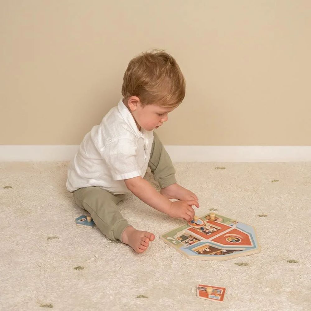 Puzzle en bois FSC Petite ferme - Little Dutch