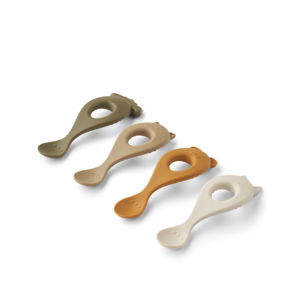 Lot de 4 cuillères en silicone Liva - Liewood