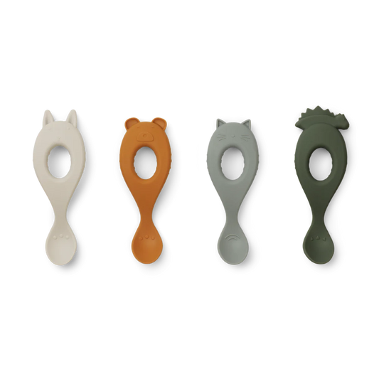 Lot de 4 cuillères en silicone Liva - Liewood