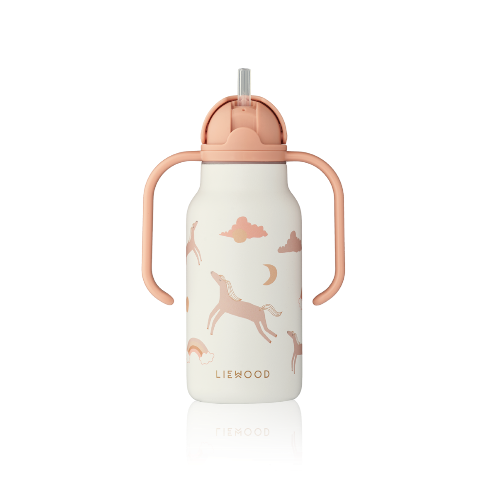 Bouteille d'eau thermale Kimmie avec poignées 250 ml - Liewood 