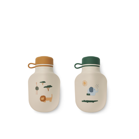 Pack de biberons en silicone - Liewood