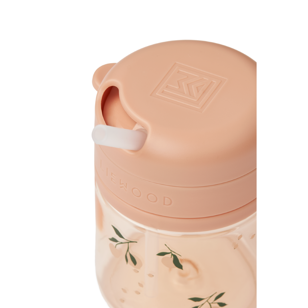 Copo de Tritan com Palhinha 280 ml Peach - Liewood