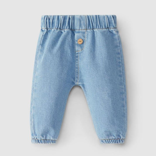 Pantalon en denim pull-up - Laranjinha