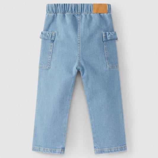 Frill detail jeans - Laranjinha