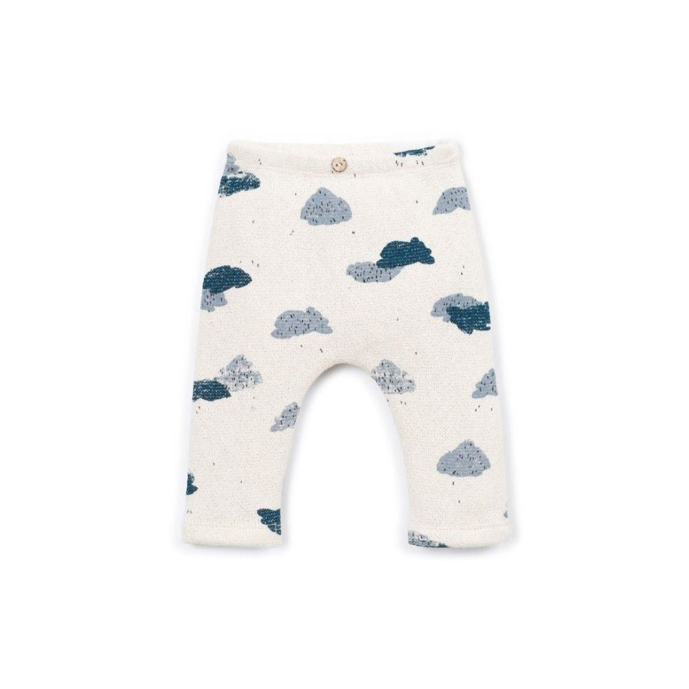 Conjunto de malha com estampado de nuvens - Play Up