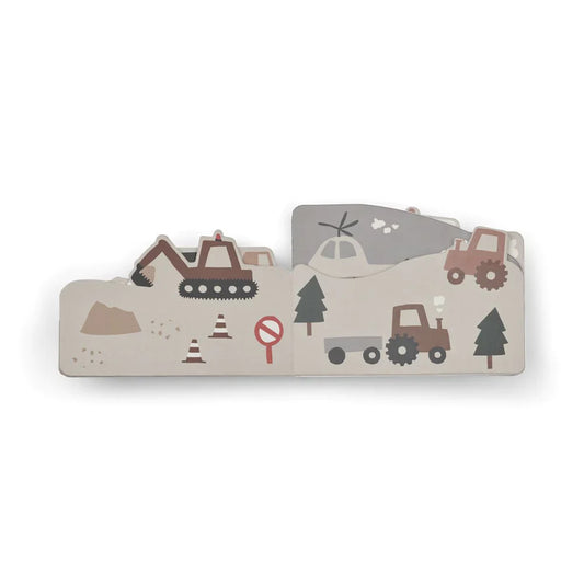 Livro com páginas recortadas Vehicles - Liewood