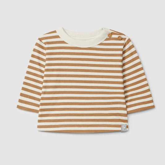 Longsleeve de riscas amêndoa - Snug