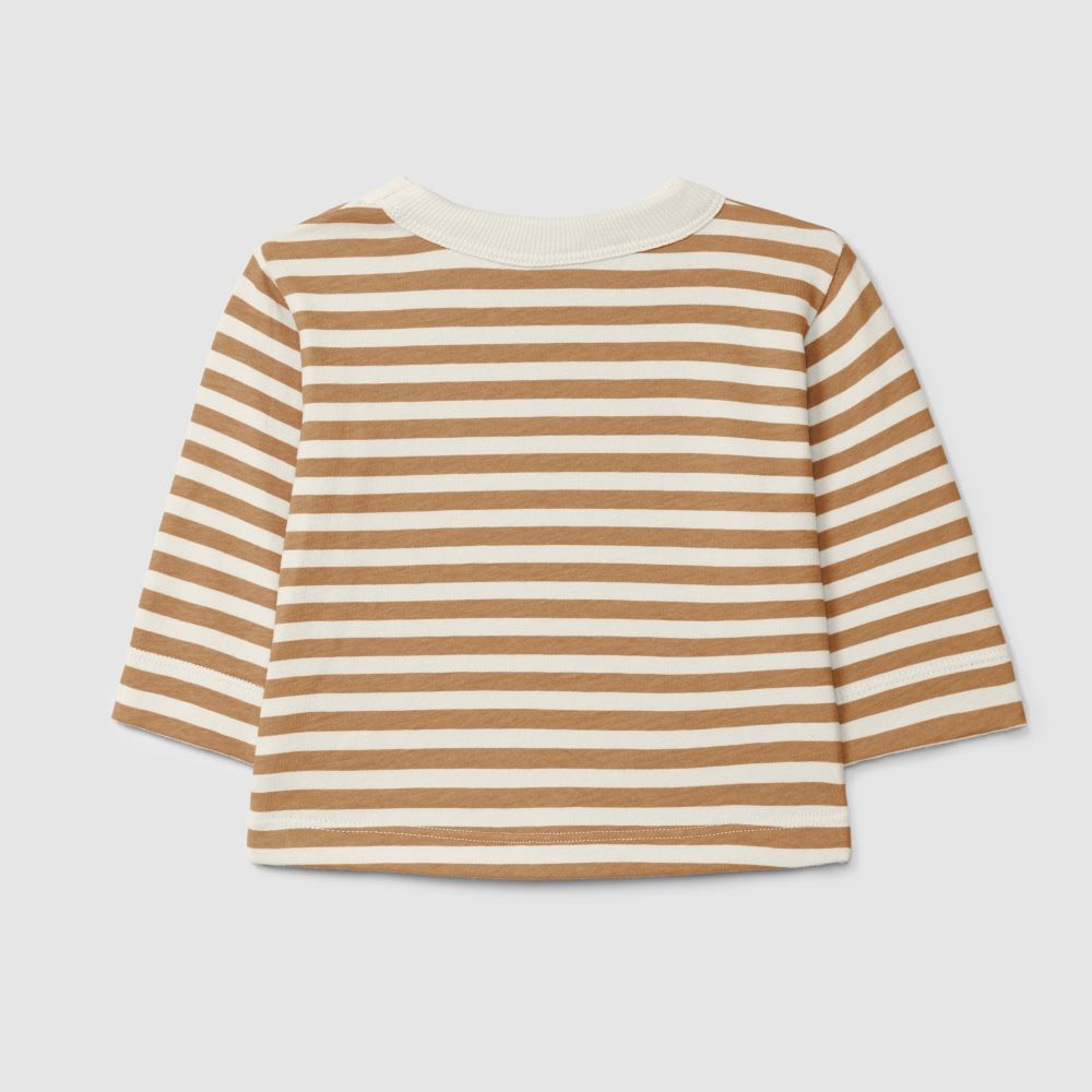 Longsleeve de riscas amêndoa - Snug