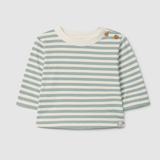 Longsleeve de riscas verde - Snug