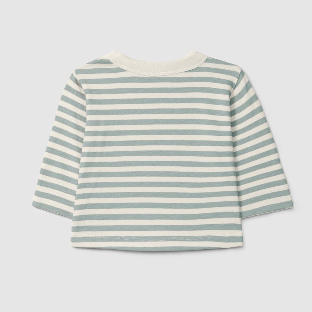Longsleeve de riscas verde - Snug