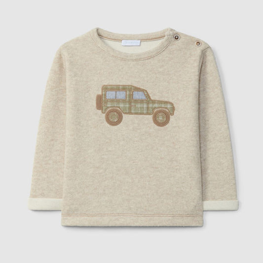 Longsleeve jipe em malha dupla - Laranjinha