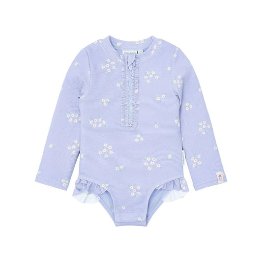 Fato de Banho Manga Comprida Dreamy Lavender UPF 40 - Little Dutch