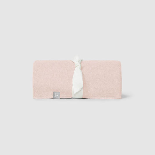 Manta em malha polar de algodão orgânico rosa - Snug