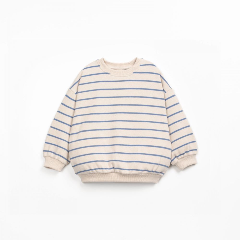Camisola de malha às riscas com punhos Watercolor - Play Up