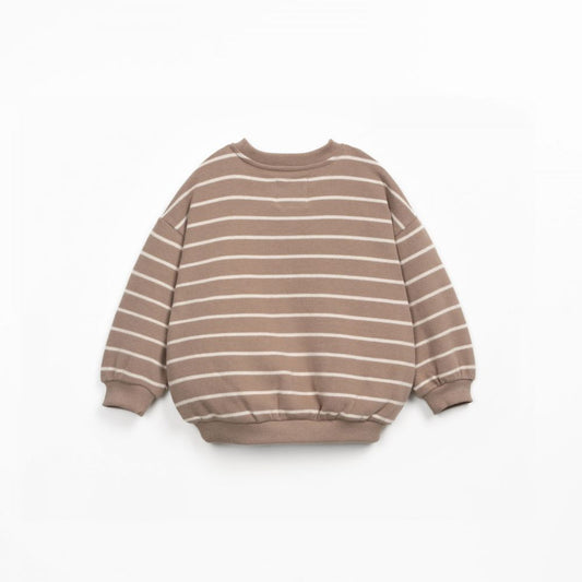 Camisola de malha às riscas com punhos Pencil - Play Up