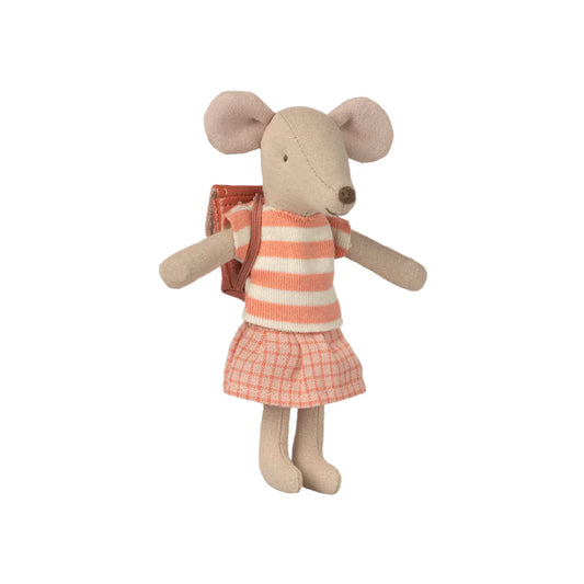 Ratinha no triciclo Ratinha Irmã mais velha Coral - Maileg