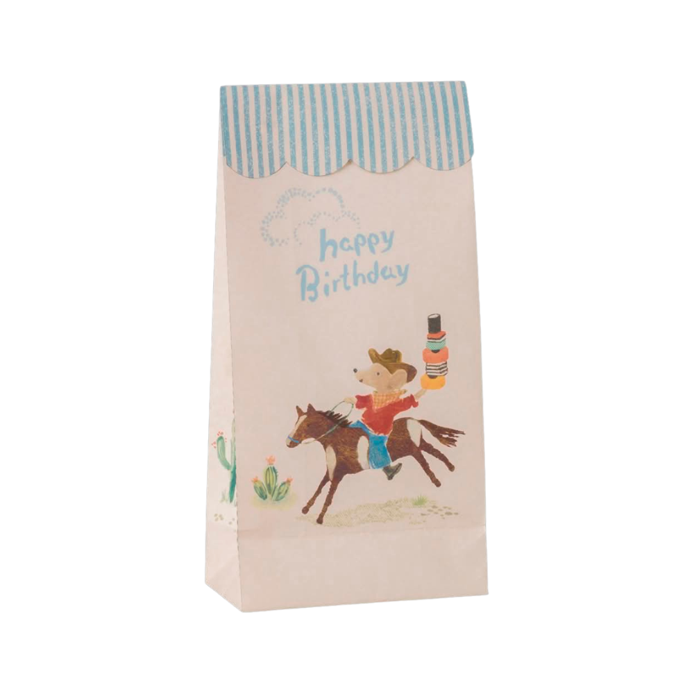 Sacos de Surpresas Happy Birthday Cowboy (12 unidades) - Maileg