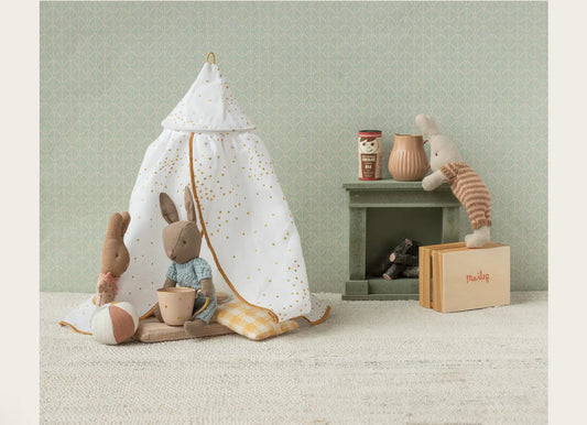 Dossel de cama Miniatura Branco creme - Maileg